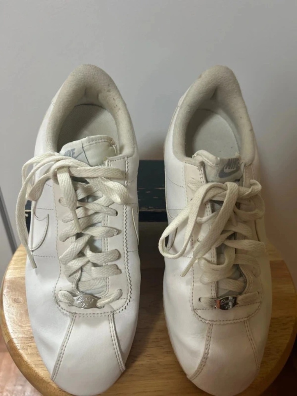 Vtg OG Nike Cortez 72 Classic Basic Athletic Leather White 2015 Sneakers Sz. 8